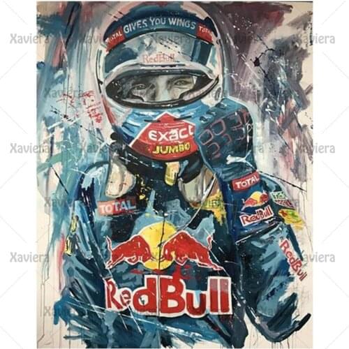 5D DIY Full Diamond Painting Racing Car F1 Racer Rhinestone Square Round Cross Stitch Handmade Products Home Decoration Bedroom