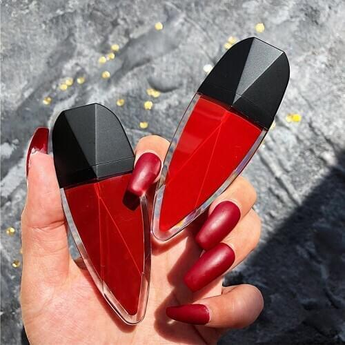 7ML Rhombus Lip Gloss Tube Empty Transparent Lip Glaze Bottle Plastic Lipstick Cosmetic Packaging Container