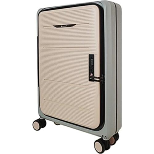 Mute 4 wheels foldable trolley case bag travel suitcase password lock box luggage business trip folding baggage women handbag 24