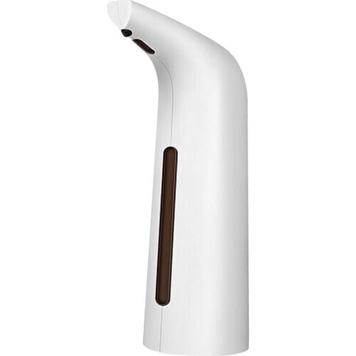 400ML Automatic Foaming Soap Dispenser IR Sensor Waterproof Visible Window for Office Kitchen Bathroom Battery Operated