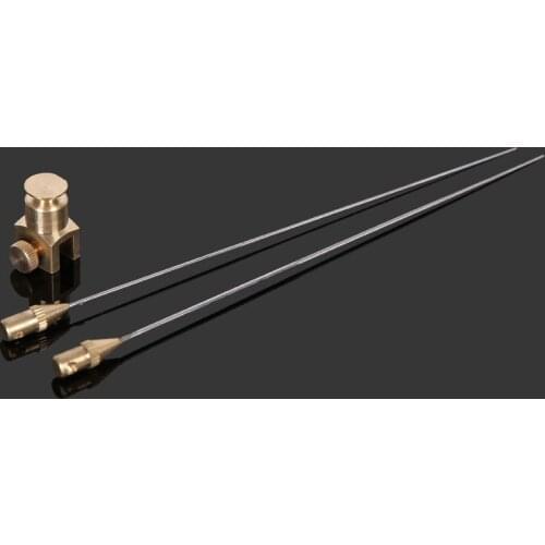 Stainless steel double needle decoupling device