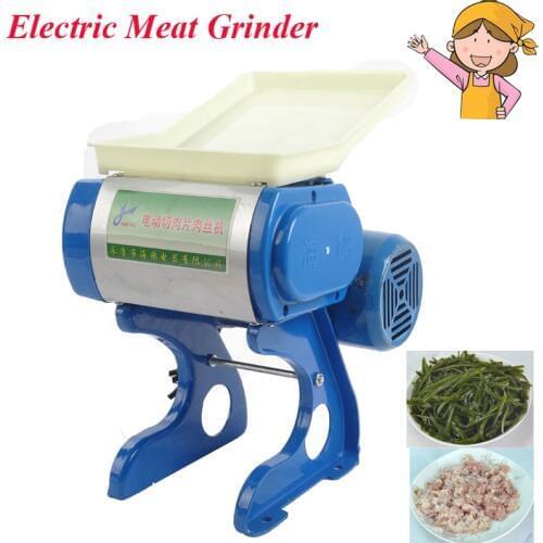 Household Electric Meat Grinder Chopper Cutter Slicer Family Use Meat Slicer for Sale 50 Kg/hour Metal Slicing Equipment