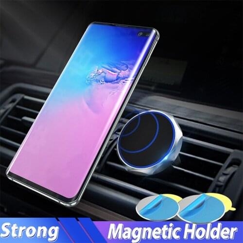 Magnetic Phone Holder In Car Universal Magnet Car Phone Stand Air Vent Magnet Mount Mobile Phone Bracket GPS Support For iPhone