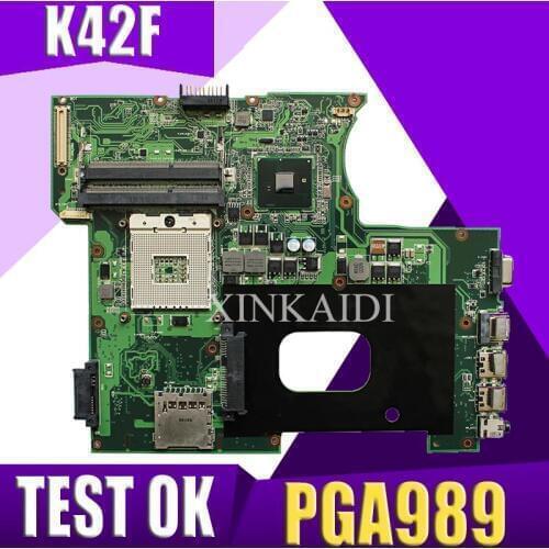 K42F Rev 2.0 GMA HD USB2.0 HM55 PGA989 DDR3 video memory main board for Asus K42F Motherboard P42F 100% fully tested