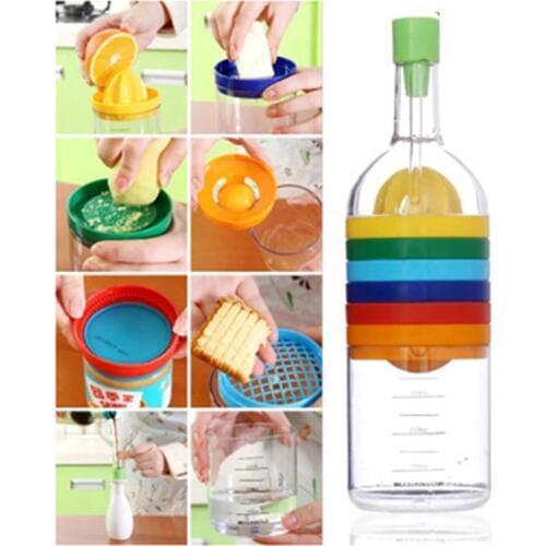 8 in 1 Kitchen Tool Set juicer manual Vegetable garlic Cutter Slicer egg separator Bottle Can Opener Egg Cutter Bottle