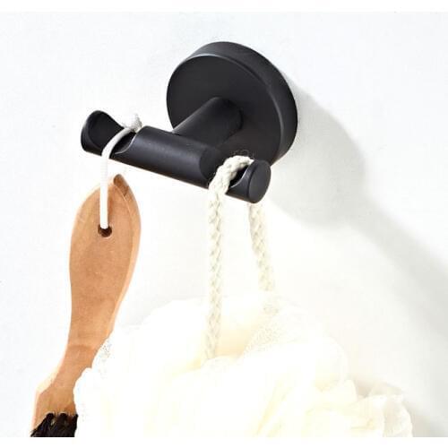 New black kitchen and toilet hook SUS304 stainless steel simple material large hook toilet wall hanging hook wholesale