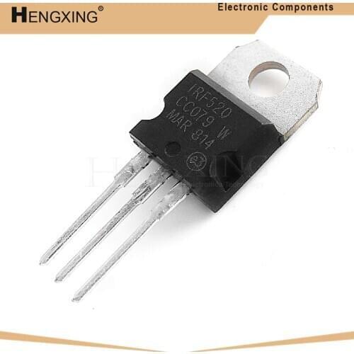 10piece IRF520NPBF IRF520N IRF520 TO-220 New original In Stock