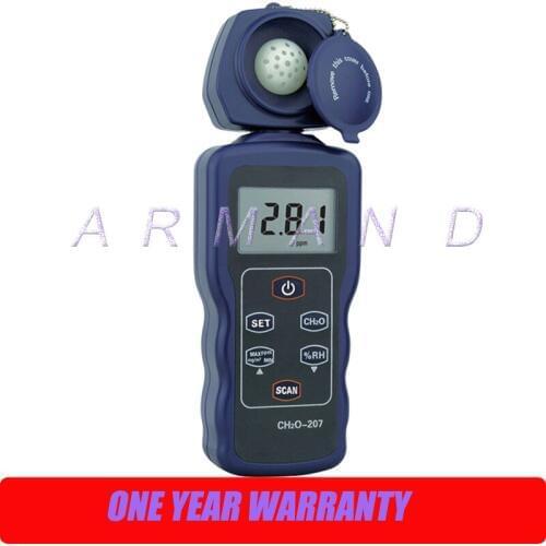 Portable Gas Leak detector Formaldehyde CH2O Tester SM207 0-4.00PPM or 0-5.00mg/m3 harmful gas