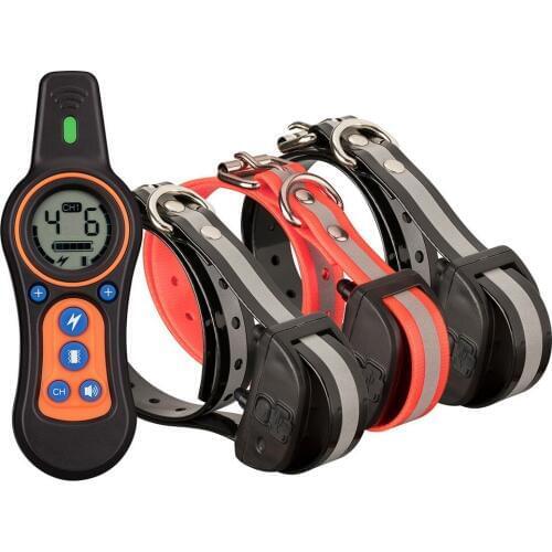 With 3 Collars Remote Waterproof Electric Dog Shock in WL-0225 model BNF