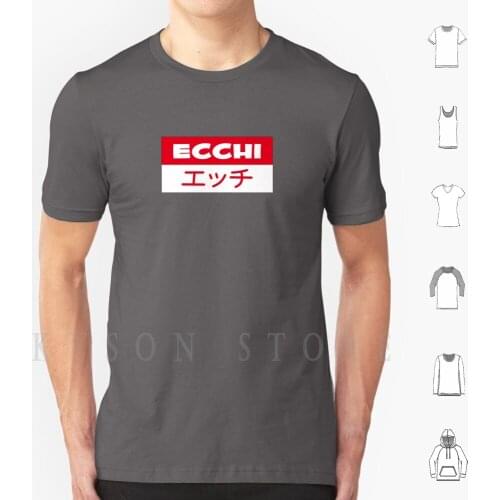Classy-Ecchi' Logo With Kanji Anime Details Design T-Shirt T Shirt Men Cotton Anime Cosplay Ecchi Eroge Girls