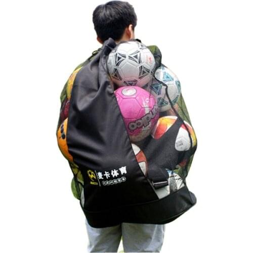 MAICCA Football Bag for Balls Professional Player Training Mesh Holder Sports Team Soccer Ball