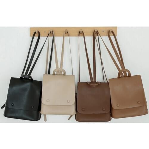 2021 New Preppy Style Leather Womens Bag Female Backpack Bag Small Womens Backpack Ladies Small Shoulder Bag Whole Sale