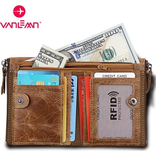 Vanlemn Men's Leather Wallets