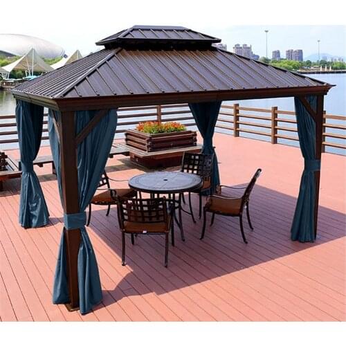 Waterproof Outdoor Curtain Drape Blackout Light Blocking Heat Insulation With Grommet Rust-Proof For Porch&Beach&Patio