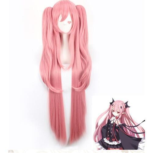 Krul Tepes Cosplay Anime Owari no Seraph Seraph of The End Third Ancestor Vampire Sexy Costume Wig+wig cap