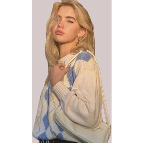 Sweater Women 2020 Autumn Winter Warm Y2k Cardigan Loose vintage Pullover Cute Korean Casual Sweaters Woman knitted Jumper