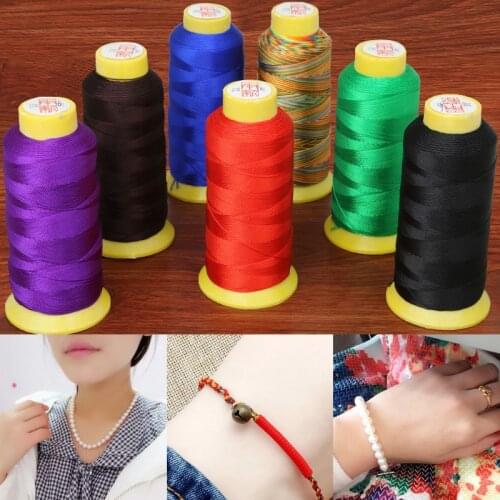 0.25 0.5 0.75 1.2mm Nylon Silk Top Quality Beading Wire Cord Thread Line For DIY Jewelry Necklace Bracelet Handcraft Findings