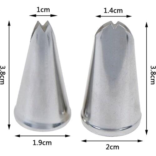 1 Pcs Stainless Steel Icing Piping Cream Cake Nozzles DIY Leaf Decorating Tips Cupcake Pastry Fondant Craft Decorating Tools