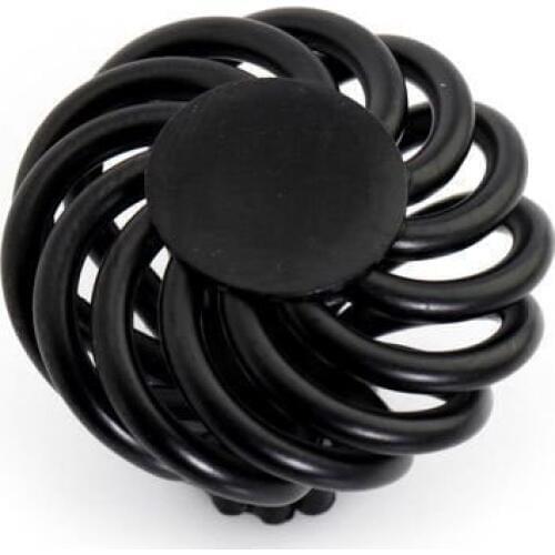 10Pcs/ European Style Furniture Black Birdcage Kitchen Cabinet Handle ( D:35MM H:34MM )