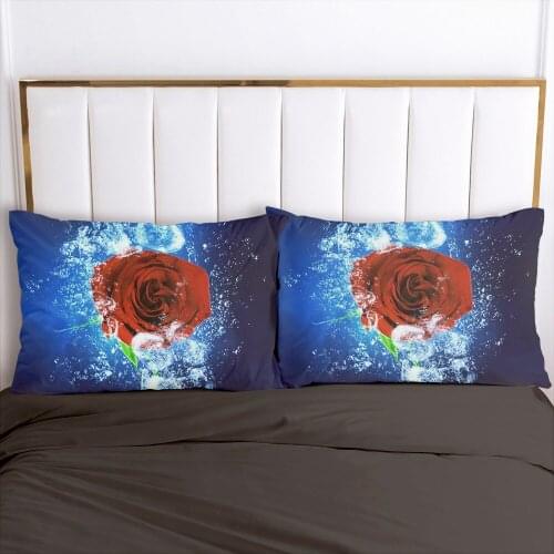 3D Pillowcase Pillow Case Custom 50x70 50x75 70x70cm Bedding For Wedding Flowers Decorative Pillow Cover Drop Ship Home Textile
