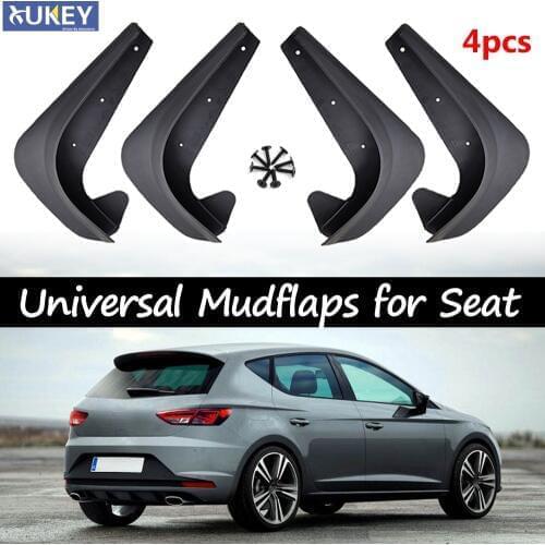 4pcs Universal Mud Flaps Mudflaps Splash Guards Mudguards Front Rear For Seat Alhambra Altea Cordoba Exeo Ibiza Leon Toledo Mii