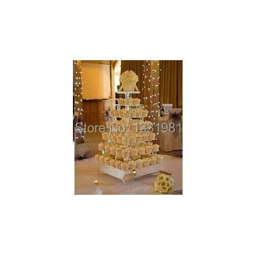 7 Tier Round /cooking tools/ Acrylic Cupcake Stand Acrylic Wedding Party Cupcake Stand
