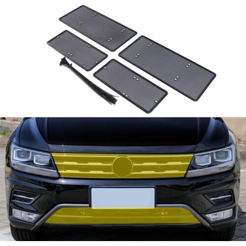 For Volkswagen VW Tiguan MK2 2017-2020 Car Accessories Front Grille Insert Net Anti-insect Dust Garbage Proof Inner Cover Mesh