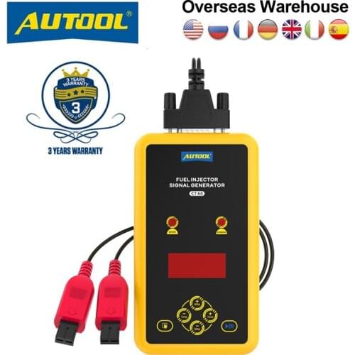 AUTOOL Car Fuel Injector Tester Injector Flushing Nozzles High Pulse Pressure Solve Blockage Leakage Insufficient Combustion