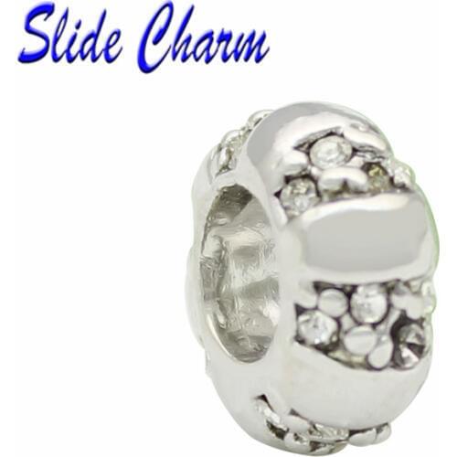 5mm Straight Hole Fashion Jewelry DIY Bead Charm White Round Crystal Bead with Bracelet Necklace for Brand