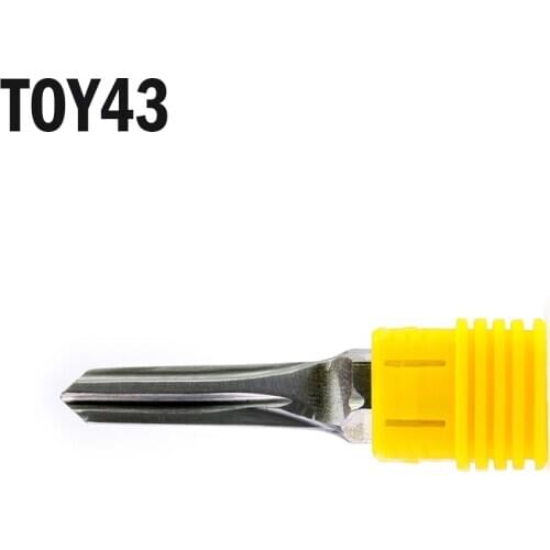 TOY43 Power Key Locksmith Tools for Car,Stainless Steel Hard Strong Key TOY43 Car Key