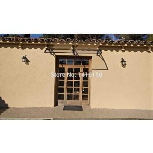 DS100200-P,100x200cm,Depth 100cm,Width 200cm. Looks Nice Home Front Door Canopy In Plastic Bracket, PC Board Front Door Canopy