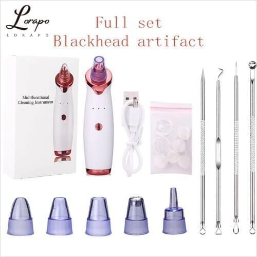 Nose Face Vacuum Suction Blackhead Acne Remover Electric Suction Blackhead Acne Remover Clean Needle Skin Beauty Care Tool