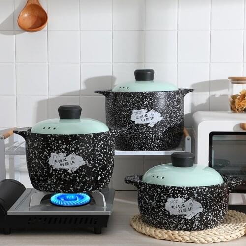 Ceramic Kitchen Pot Non Stick Pans Japanese Health Large Cookware Pots Induction Saucepan Ustensiles De Cuisine Cookware Eg50tg