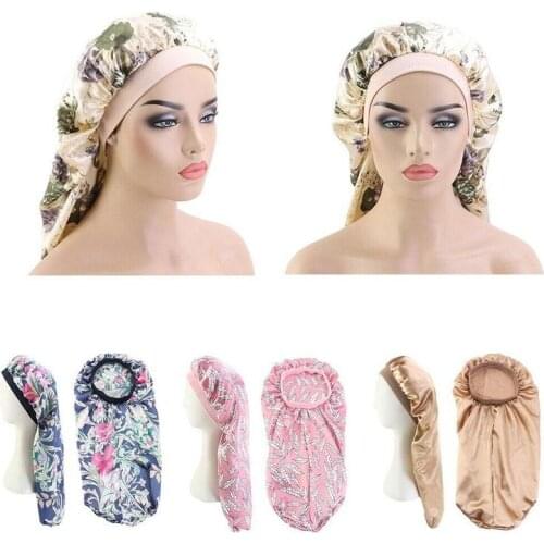 Hot selling Nightcap fashion Long braid and long hair night hat