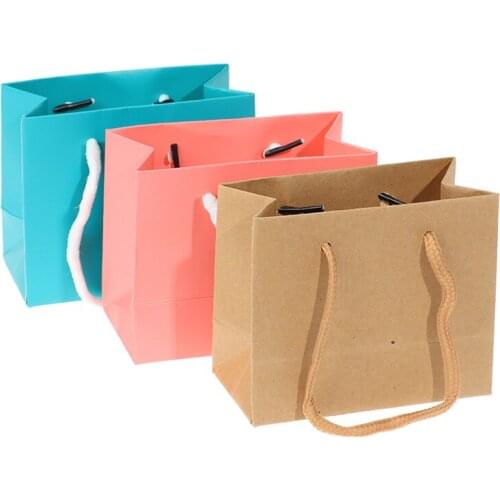 Candy Color Dollhouse Miniature Shopping Bag Mini DIY Fashion Handbag Model Doll Accessories