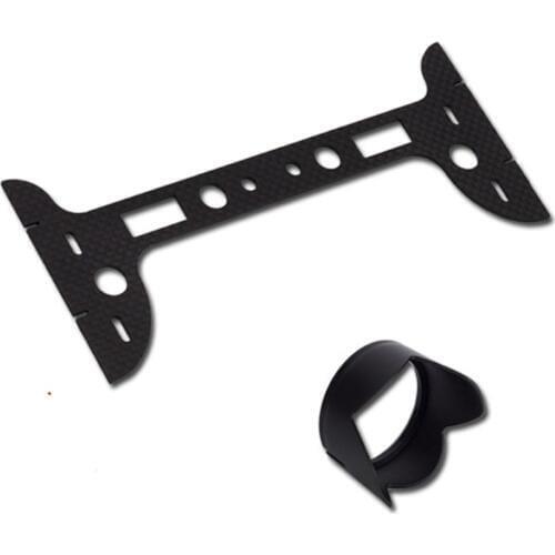 2 IN 1 Camera Lens Hood Sun shade Carbon Fiber Gimbal Guard for DJI Phantom 3 Drone Spare Parts Camera Stabilizer Protector
