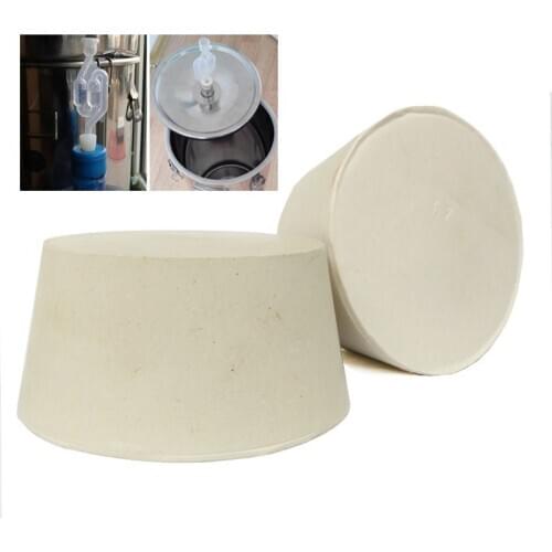 Solid silicone plug rubber wine stoppers Tapered Push-In Laboratory Bottle Test Tube Sealing Plug Exhaust Valve pipe fittings