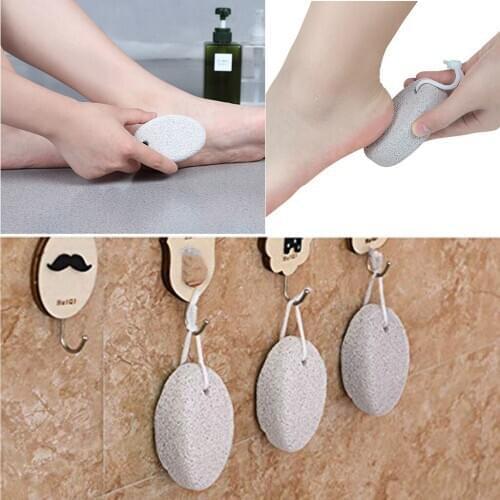 Dropshipping 2020 1pc Natural Pumice Stone Feet Care Foot File Scraper Dead Skin Remover Healthy Foot Care Pedicure Tools QE