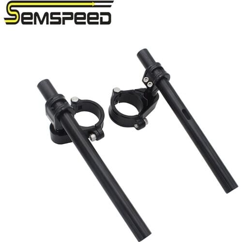 Motorcycle Handle Bar Adjustable Solid Universal Handlebar 48mm 51mm 53mm 58mm Motorbike Accessories Handle Bar for Aprilia Part