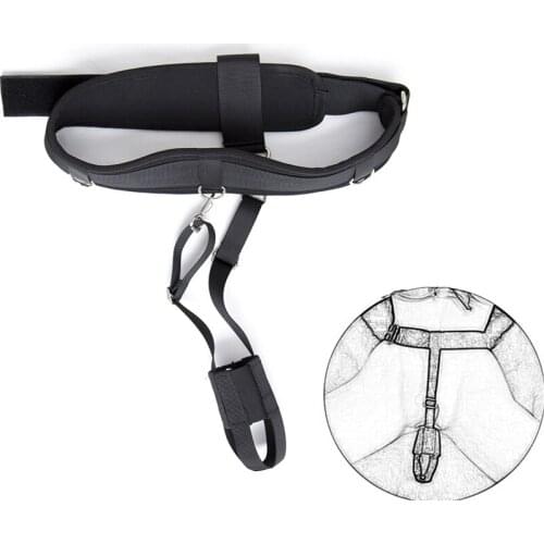 Adjustabl Sex Bondage Restraint Vibrator Constrained Forced Strap Games Belt Harness Holder Strap-on Nylon Waist Massage Belt