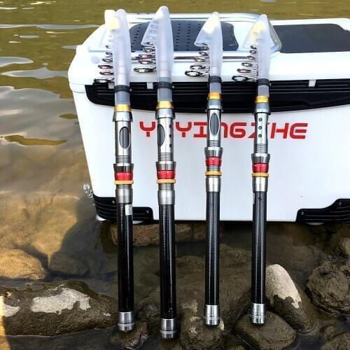 GHOTDA Fishing Tackles Superhard Teleskop Fishing Rod Carbon Fiber Sea Rods Poles 1.8M 2.1M 2.4M 2.7M 3.0M 3.6M