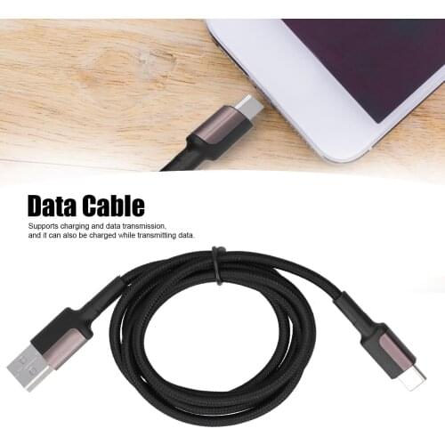 KUULAA 1M Type‑C Cable Fast Charging 3A USB Data Cable Aluminium Alloy USB‑C Data Line