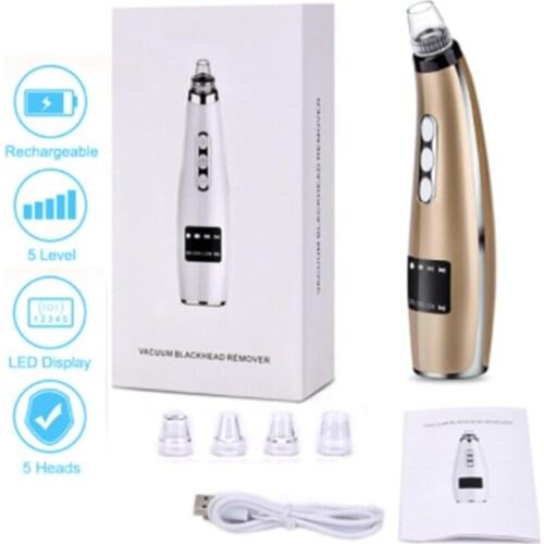 Suction Power Blackhead Remover Acne Extractor Vacuum Pore Cleaner Tool Exfoliating Facial Machine Beauty Device