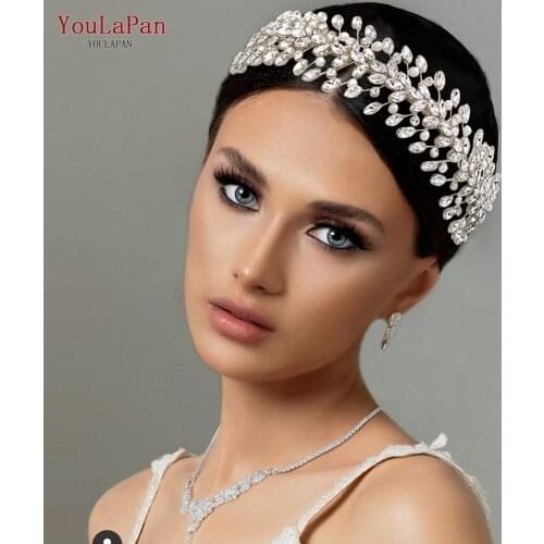 YouLaPan HP351 Wedding Headband Bridal Headpieces Bridal Baroque Bridal Pearl Crown Headband Royal Wedding Tiara Crown Bridal
