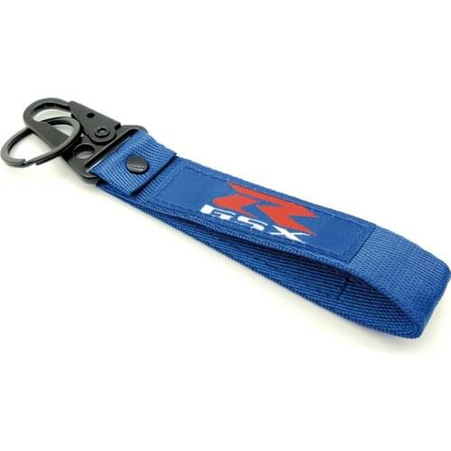 GSX-R LOGO Motorcycle Embroidery Key Ring Collection Keychain Keyring For Suzuki GSXR750 1100 400 125 250 300 600 1000 Key Chain