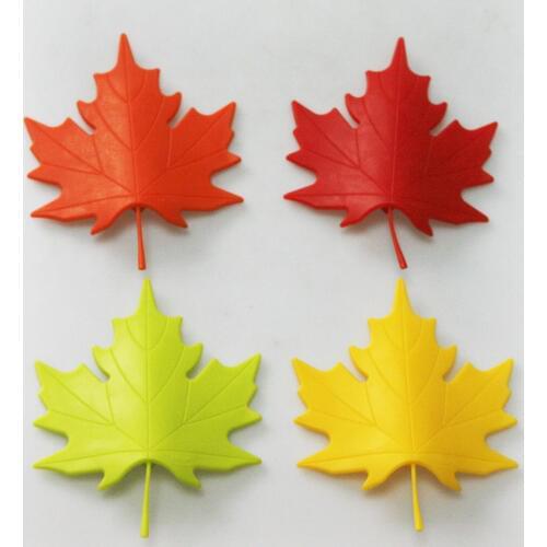 4Pcs/Lot Plastic ABS Maple Leaf Style for Home Decor Finger Safety Doorstop Stopper Door Stop