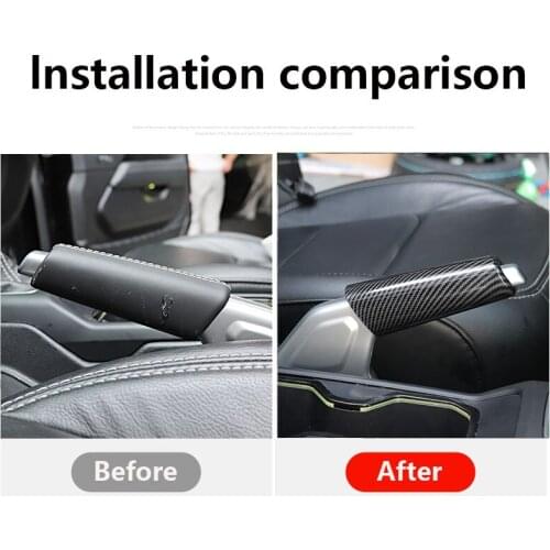 ABS Handbrake Decorative Shell Protective Cover Interior Decoration Modification for 18-21 JL Wrangler Accessories