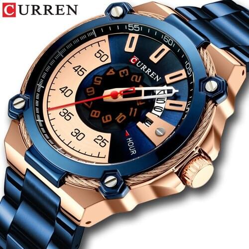 CURREN 8345 New Mens Watch Quartz Clock Fashion Leather Business Watches Men Wrist Luxury Quartz Sports Male Wristwatches