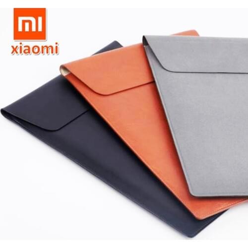 Xiaomi Notebook Case Original for Xiaomi Macbook Air 11.6 12 13 Cover MI air 13.3 12.5 Fashion Laptop Sleeve Leather Bag