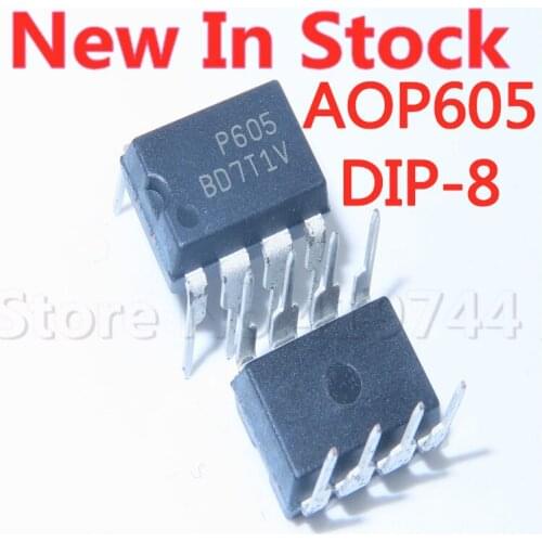 5PCS/LOT AOP605 P605 DIP-8 MOS tube chip In Stock NEW original IC
